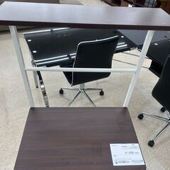 ★リユースのサカイ高崎店★TJ12520  パソコンラック 茶 H132×D43×W60 クリーニング済みの画像