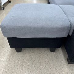 ★リユースのサカイ高崎店★TJ12521  3人掛けソファー 黒グレー H70×D75×W177 クリーニング済みの画像