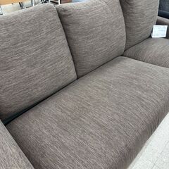 ★リユースのサカイ高崎店★TJ12522  3人掛けソファー 茶 H65×D84×W185 クリーニング済みの画像