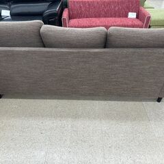 ★リユースのサカイ高崎店★TJ12522  3人掛けソファー 茶 H65×D84×W185 クリーニング済みの画像
