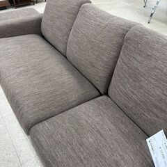 ★リユースのサカイ高崎店★TJ12522  3人掛けソファー 茶 H65×D84×W185 クリーニング済みの画像