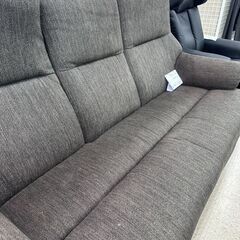 ★リユースのサカイ高崎店★TJ12523  3人掛けソファー グレー H94×D75×W165 クリーニング済みの画像