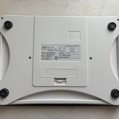 電子体重計 薄型 電池入り(すぐ使えます)の画像