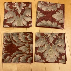 布製の高級ナプキン4枚セットの画像