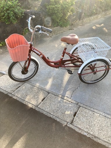 美品使用頻度少ない3輪自転車