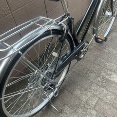 リサイクルショップどりーむ荒田店　No441　超美品！　自転車　シティサイクル　27インチ　アサヒ　TRADLINE　ギア6段変速　LEDオートライト　鍵付き　定価４４０００円　新車に近い状態です♪　防犯登録抹消済み　の画像