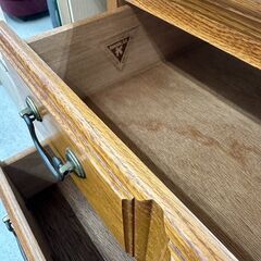 ★リユースのサカイ高崎店★TJ12526  アンティークチェスト 茶 H132×D41.5×W62 クリーニング済みの画像