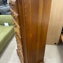 ★リユースのサカイ高崎店★TJ12526  アンティークチェスト 茶 H132×D41.5×W62 クリーニング済みの画像