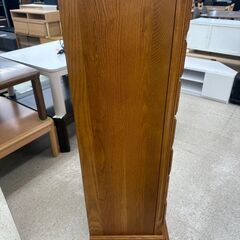 ★リユースのサカイ高崎店★TJ12526  アンティークチェスト 茶 H132×D41.5×W62 クリーニング済みの画像