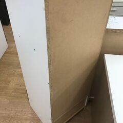 ★リユースのサカイ春日部店★KJ11309  チェストラック ホワイト H121×W46×D42 クリーニング済みの画像