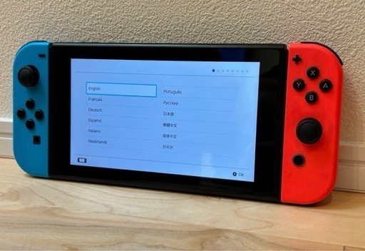 新品Nintendo Switch 青/オレンジ 本体 Nintendo Switch 本体 青/オレンジ Joy-Con 初期モデル - メルカリ