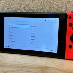 Nintendo Switch 本体 青 オレンジ任天堂 スイッチの画像