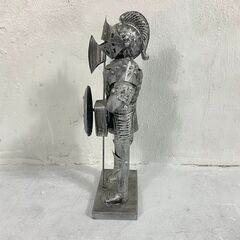 ◆🔶送料無料・設置無料有り🔶◆月の砂漠 TSUKA ナイト オルゴール オブジェ インテリア 甲冑風 メタル装飾置物 07-16Mの画像