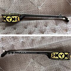 美品 沖縄 三線 初心者向け 人工皮革 ケース付◆取りに来て頂ける方♪の画像