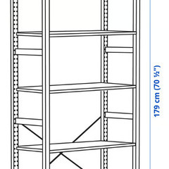 【大幅値下✨】IKEA 木製ラックの画像