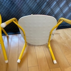 子ども用チェア　ダイソーの画像