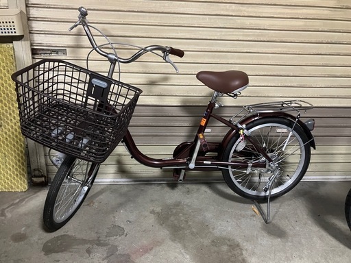 軽快車 U型ミニ 20インチ ブラウン