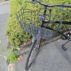 リサイクルショップどりーむ天保山店　No392　自転車　シティサイクル　27インチ　ブラック　エコチャリNo21883Uの画像