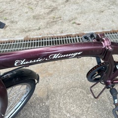 折りたたみ自転車の画像