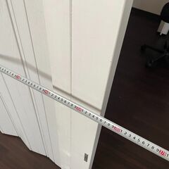可動式パーテーション　折畳　木製の画像