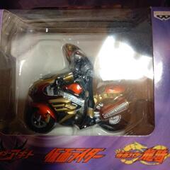 仮面ライダーライト付きバイク&フィギュア全3種セットの画像
