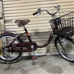 軽快車 U型ミニ 20インチ ブラウンの画像