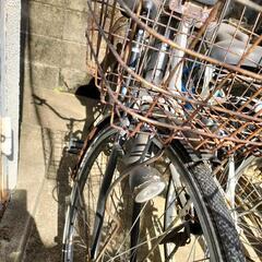 自転車　ママチャリ　の画像