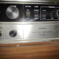 HITACHI SOLID STATE STEREO SYSTEM DPK-98P レコード プレーヤー ステレオ スピーカー　オーディオの画像