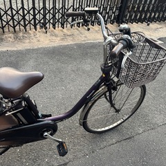 Panasonic 電動アシスト自転車 ダークパープルの画像