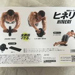 【美品】腹筋ローラー　ヒネリ　保護マット付きの画像