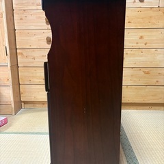 引き出し付きキャビネット　電話台の画像