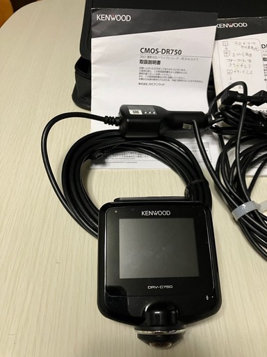 最終価格　ケンウッドドライブレコーダーDR V-C750 CMOS dR.750