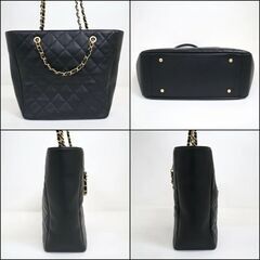 kt12547tm【CHANEL】マトラッセ　チェーントート35　トートバッグの画像