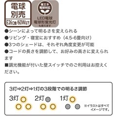 ニトリ ペンダントライト3灯の画像