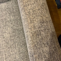 大塚家具　ソファ　3人掛け　オットマン付きの画像