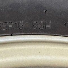 215/65R16 夏タイヤホイールセット 2022年製造 バリ山の画像