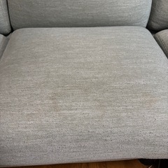 ニトリ　布張りカウチソファNポケットBS15LC Nシールド　YGRの画像