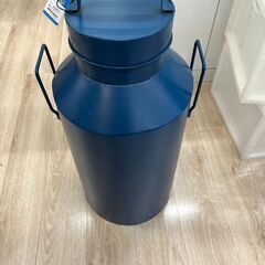 【ジャングルジャングル岸和田和泉インター店】置物 ミルク缶 ブルー 和泉市 堺市 岸和田市 泉大津市 高石市 泉北郡熊取町の画像