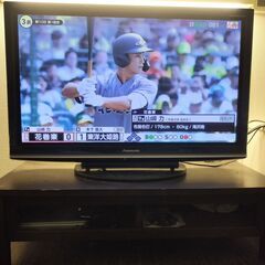 テレビ＆テレビ台セット（中古・傷あり）の画像