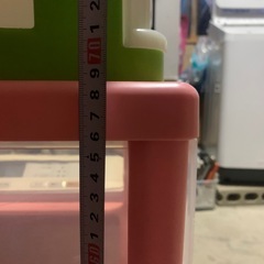 キティ　キャスター付きクリアケース(中古)の画像