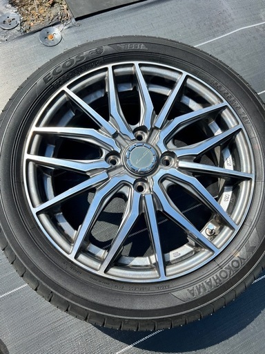 スペーシアカスタム、タント等　15インチ タイヤホイールセット　2025年製　新品に近い状態