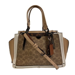 コーチ COACH ハンドバッグ シグネチャー 2way ショルダーバッグ 38846 ベージュの画像