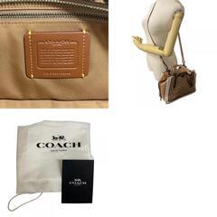 コーチ COACH ハンドバッグ シグネチャー 2way ショルダーバッグ 38846 ベージュの画像