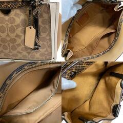 コーチ COACH ハンドバッグ シグネチャー 2way ショルダーバッグ 38846 ベージュの画像
