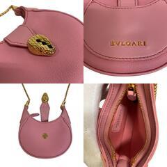 ブルガリ BVLGARI ショルダーバッグ エリプス セルペンティ マイクロ チェーン ピンクの画像