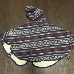 ベビー　防寒　ケープ　アウターの画像
