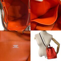 エルメス HERMES ショルダーバッグ リコル17 オレンジの画像