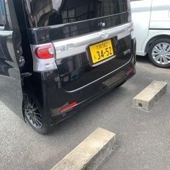 タントカスタム　ブラックの画像