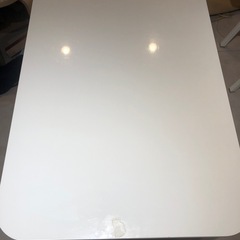 【中古】昇降式テーブル　ホワイト　90×60センチの画像