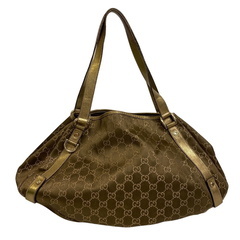 グッチ GUCCI トートバッグ GGキャンバス アビー ハンド ショルダーバッグ 130736 ブラウンの画像